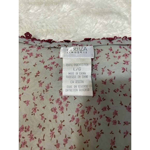 La Senza L Floral One Piece Lingerie Womens Large Sexy Cover Up - Picture 7 of 8